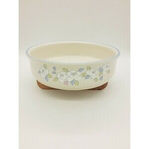 CHANTILLY Fleur De Lune Stoneware 9" Round Vegetable Pasta Serving Bowl